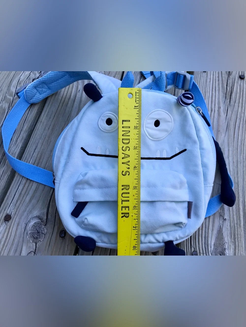 GAGAKU Funny Monster Mini Backpack Toddler Bag Built in Leash Travel Bag